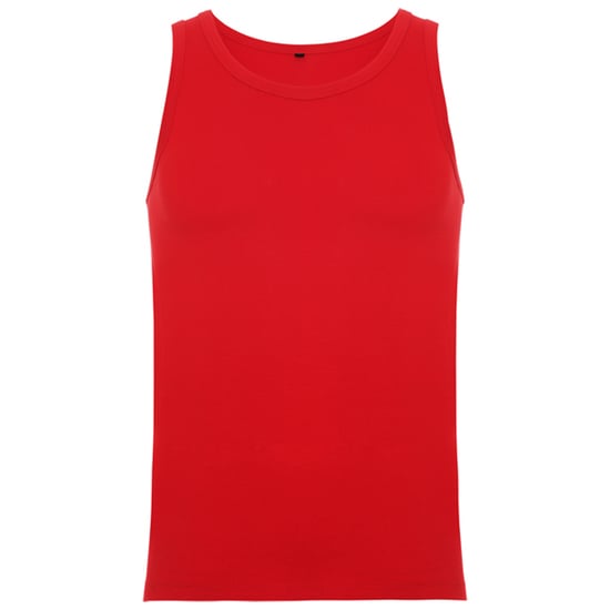 Roly Heren Texas Plain Tank Top (Rood) - Image 1