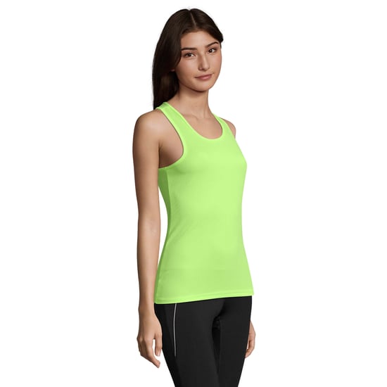 SOLS Dames/Dames Sporty Tank Top (Neon geel) - Image 3