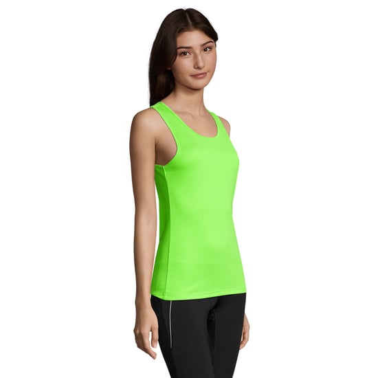SOLS Dames/Dames Sporty Tank Top (Neon Groen) - Image 3