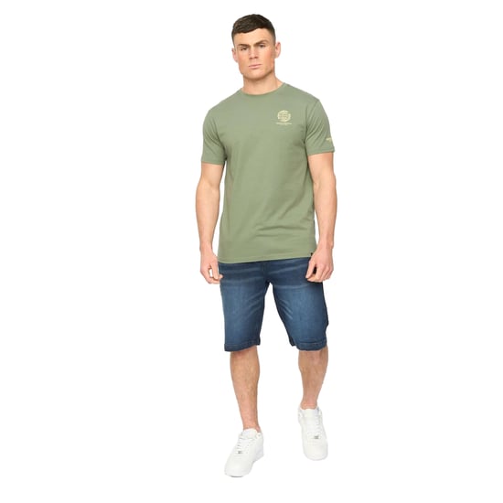 Crosshatch Heren Kamaline Denim Shorts (Donkere wasbeurt) - Image 4
