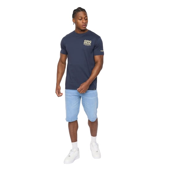 Crosshatch Heren Hammersmith Denim Shorts (Lichte Wassing) - Image 4