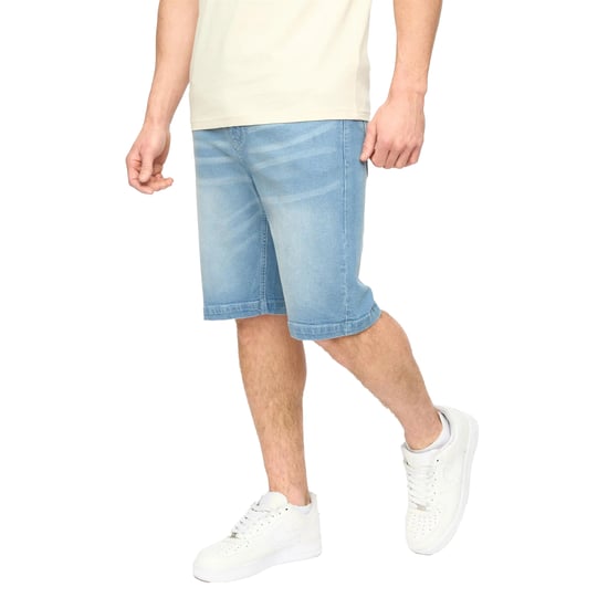 Crosshatch Heren Kamaline Denim Shorts (Lichte wasbeurt) - Image 3