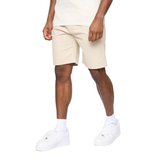 Crosshatch Heren Blansmoore Elastische Taille Shorts (Licht Steen) - Image 3