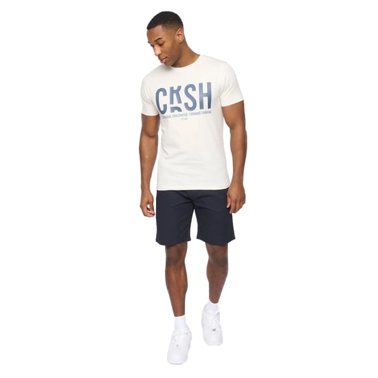 Crosshatch Heren Blansmoore Uitrekbare Taille Shorts (Marineblauw) - Image 4