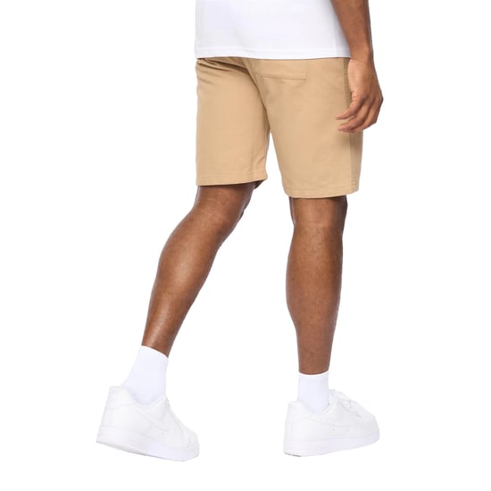 Crosshatch Heren Blansmoore Elasticaat Taille Shorts (Steen) - Image 2