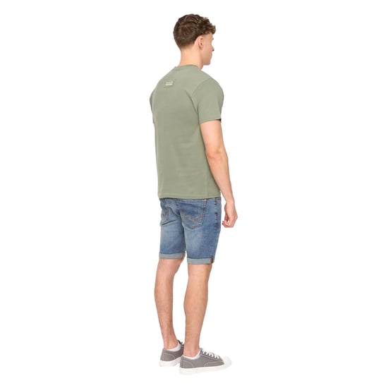 Duck and Cover Heren Lynnfold Katoenen Dagelijks T-Shirt (Olijf) - Image 2