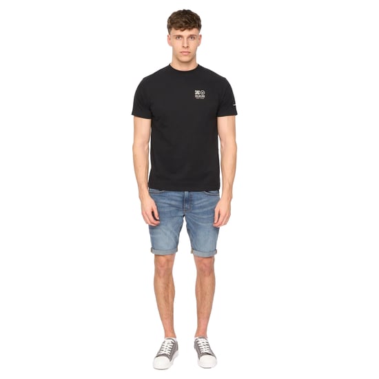 Duck and Cover Heren Lynnfold Katoenen Everyday T-Shirt (Zwart) - Image 4