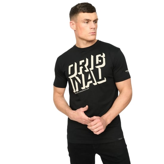 Crosshatch Mannen Protrax Katoenen T-shirt (Zwart) - Image 4