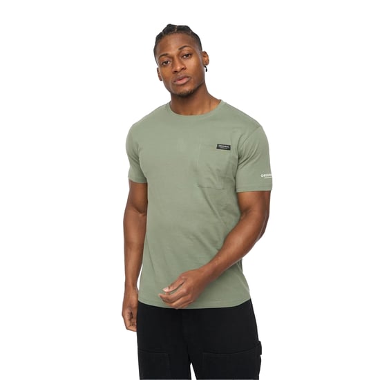 Crosshatch Mannen Portville Everyday T-Shirt (Olijfgroen) - Image 3