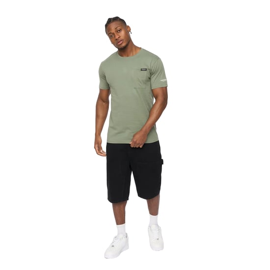 Crosshatch Mannen Portville Everyday T-Shirt (Olijfgroen) - Image 4