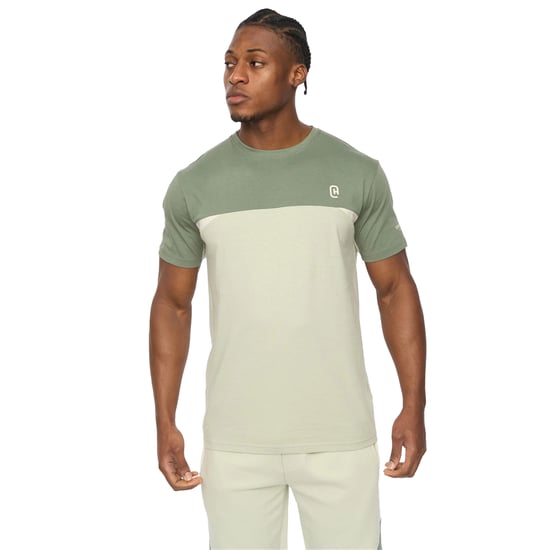 Crosshatch Heren Castlebay T-Shirt (Licht Olijf) - Image 3