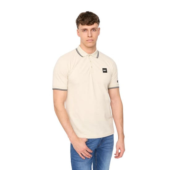 Duck and Cover Heren Wrentham Polo Shirt (Licht Steen) - Image 4