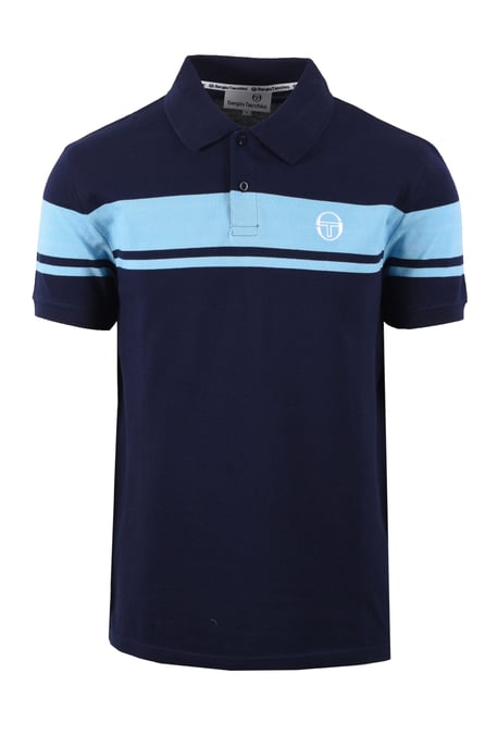 SERGIO TACCHINI YOUNG LINE POLO MARITIME BLUE/BALTIC SEA - Image 1