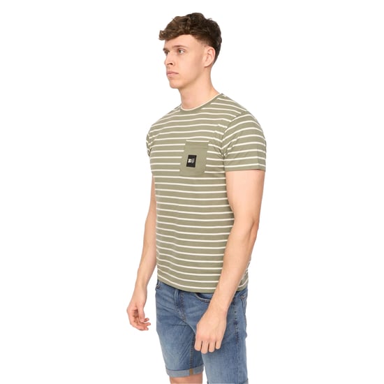 Duck and Cover Heren Danversity T-shirt (Olijf) - Image 3
