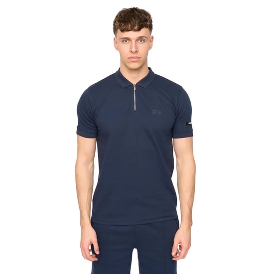 Duck and Cover Heren Sherborn Katoenen Poloshirt (Marineblauw) - Image 1