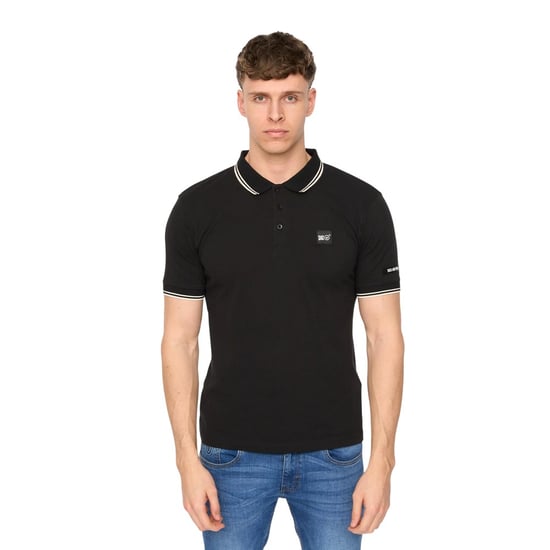 Duck and Cover Heren Wrentham Poloshirt (Zwart) - Image 1