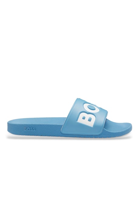 Boss Black ARYEH SLIDERS TURQUOISE AQUA - Image 1