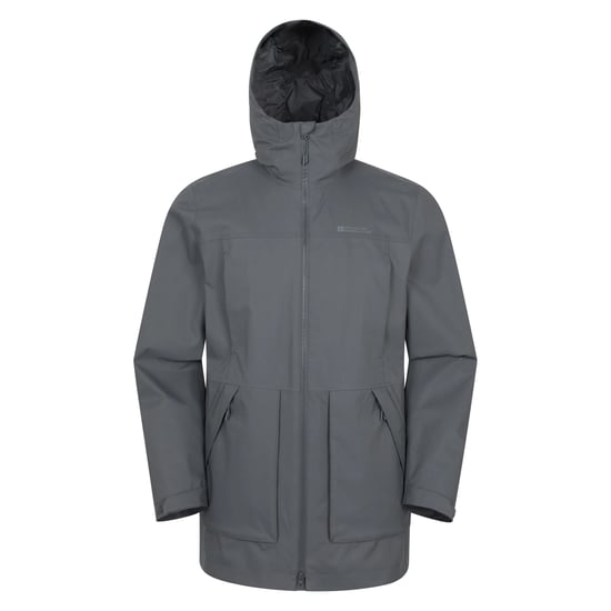Mountain Warehouse Heren Harbour Waterdichte Jas (Grijs) - Image 1