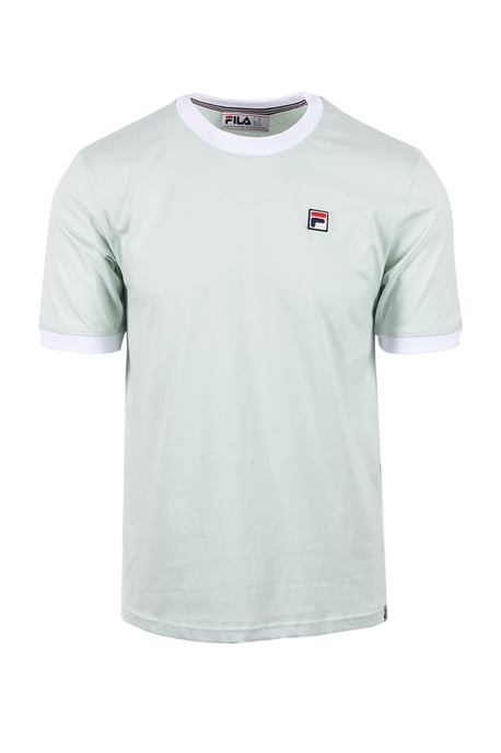FILA MARCONI ESSENTIAL RINGER T-SHIRT SURF SPRAY/WHITE - Image 1