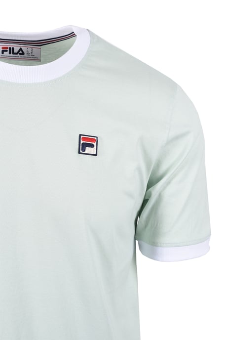 FILA MARCONI ESSENTIAL RINGER T-SHIRT SURF SPRAY/WHITE - Image 2