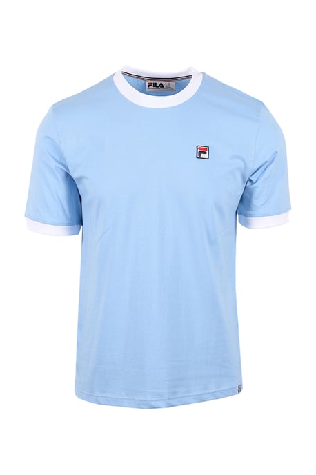 FILA MARCONI ESSENTIAL RINGER T-SHIRT FROZEN FJORD/WHITE - Image 1
