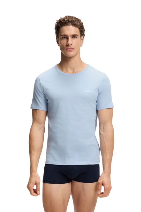 Boss Black BOSS 3 PACK T-SHIRT WHITE/BLUE/BEIGE - Image 3