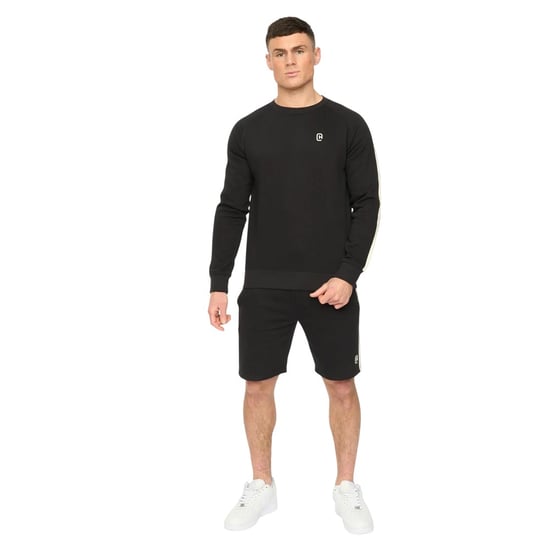 Crosshatch Heren Cresswill Sweatshirt (Zwart) - Image 1