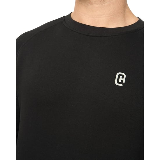 Crosshatch Heren Cresswill Sweatshirt (Zwart) - Image 3