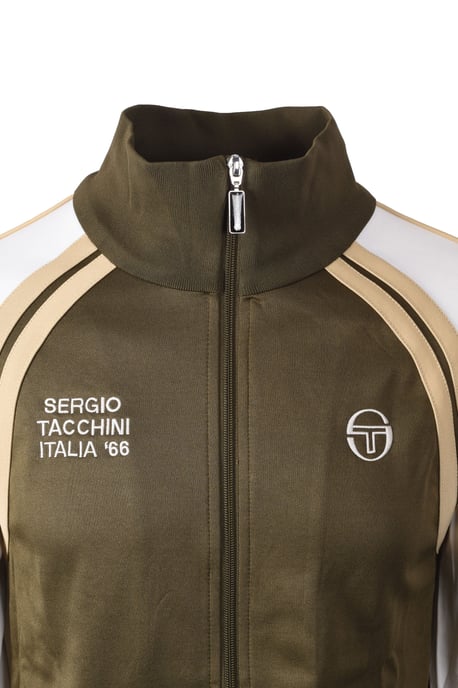 SERGIO TACCHINI GHIBLI DAVIS TRACK TOP DARK OLIVE/GARDENIA/MOJAVE DES - Image 3