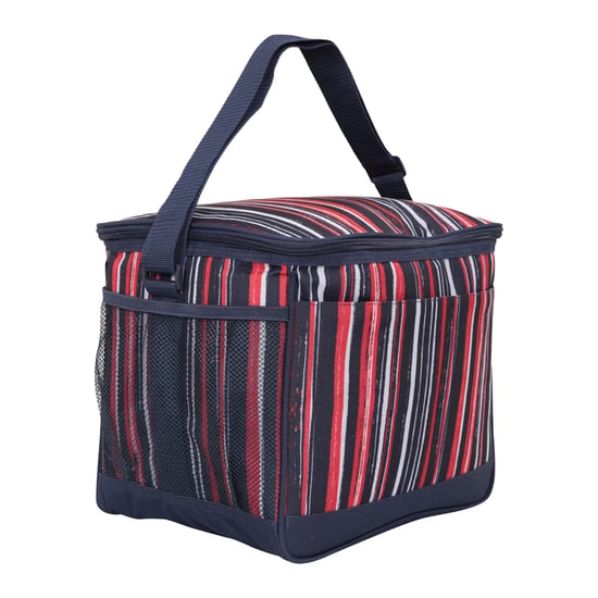 Mountain Warehouse 25L Gestreepte Koeltas (Donkerblauw) - Image 2