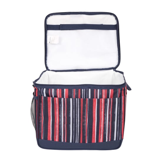 Mountain Warehouse 25L Gestreepte Koeltas (Donkerblauw) - Image 3