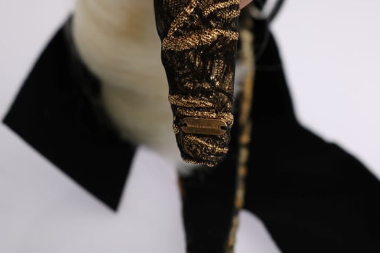 Dolce & Gabbana Black Crystal White Diadeem dameshoofdband - Image 6