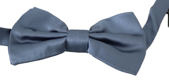 Dolce & Gabbana Blue 100% zijde verstelbare nekpapillon boog herenbindingen - Image 2