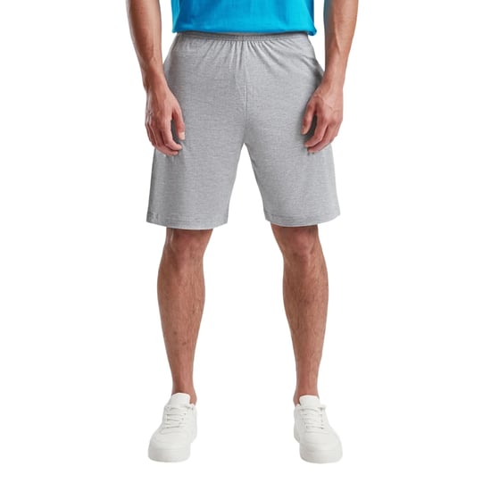 Fruit of the Loom Heren Iconic 195 Jersey Shorts (Heide Grijs) - Image 2