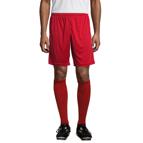 SOLS Unisex Basis San Siro 2 Shorts voor volwassenen (Rood) - Image 1