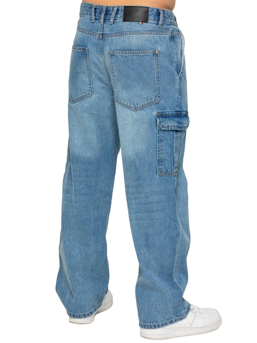 Enzo Milano | Heren Cargo Jeans met Wijde Pijpen - Image 2