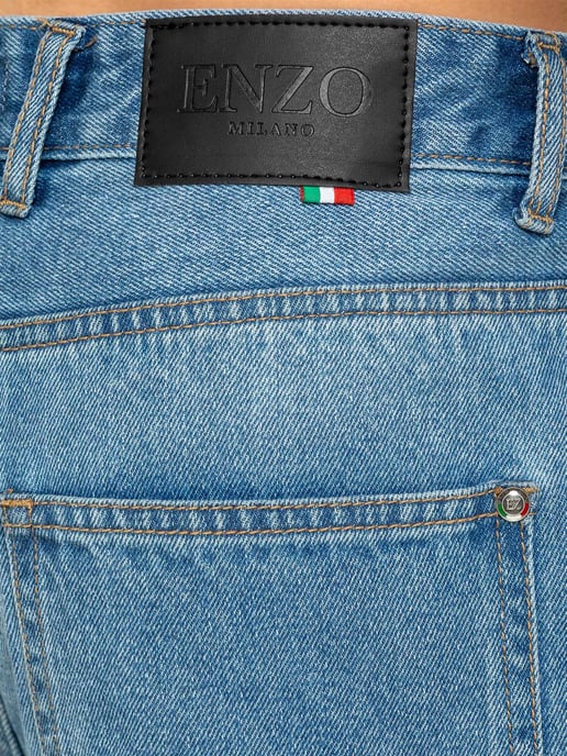 Enzo Milano | Heren Cargo Jeans met Wijde Pijpen - Image 4