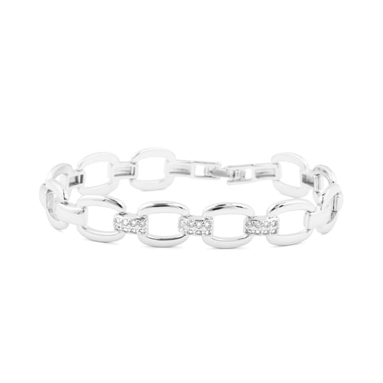 Luxenter Armband met schitterende zirkonia en rhodiumafwerking - Insio - Image 1