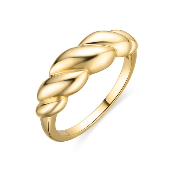 Luxenter Ring van 925 sterlingzilver met 18-karaats goud afwerking - Gilsi - Image 1