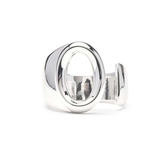Luxenter Ring met zilveren afwerking - Alphabet - Image 1