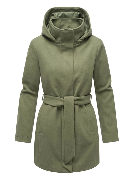 Marikoo dames mantel Katalinaa met tailleceintuur - Image 2