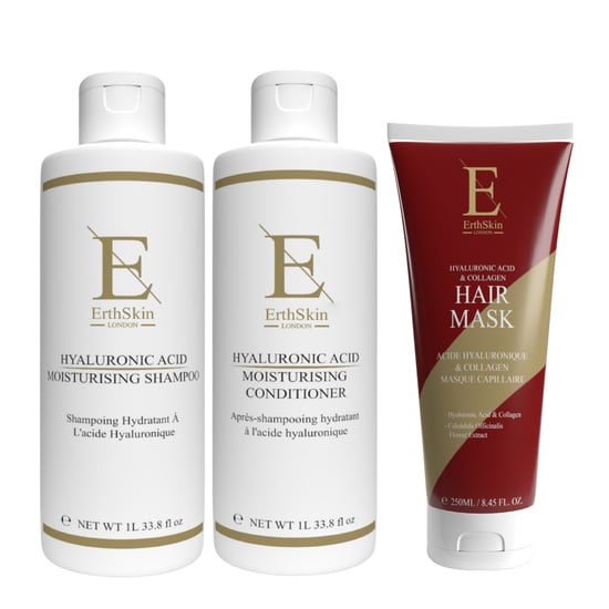 Hyaluronzuur Hydraterende Shampoo 1L + Hyaluronzuur Hydraterende Conditioner 1L + Hyaluronzuur & Collageen Haarmasker 250ml - Image 1