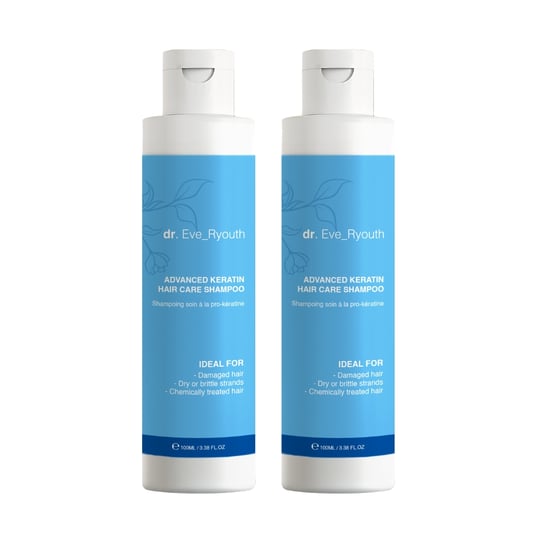 2 x GEAVANCEERDE KERATINE HAARVERZORGING SHAMPOO 100ML - Image 1
