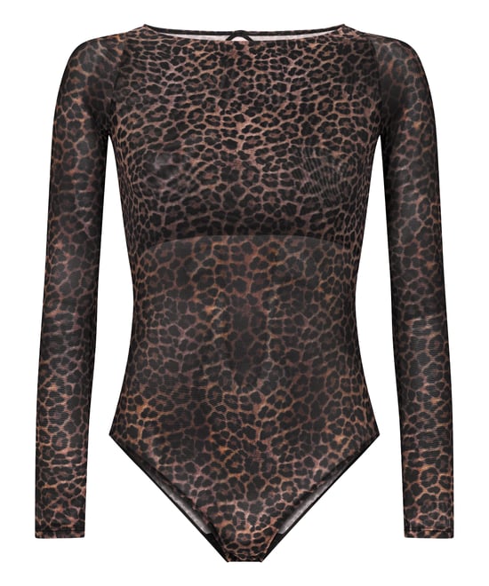 Hunkemöller Luipaard body met lange mouwen Tara - Image 5