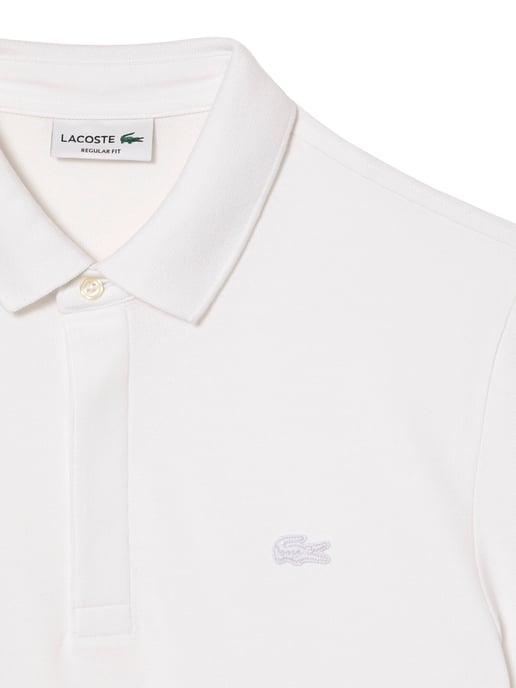 Lacoste Wit Paris Regular Stretch Katoen Piqué Poloshirt - Image 3