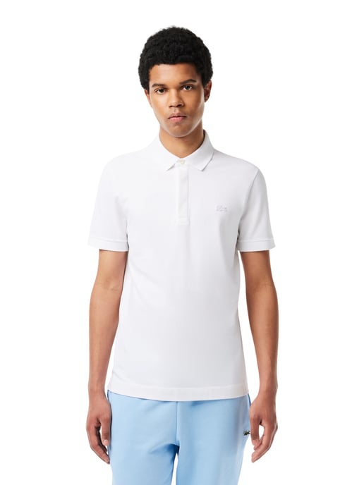 Lacoste Wit Paris Regular Stretch Katoen Piqué Poloshirt - Image 5