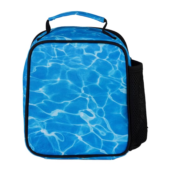 Kinderen Lunchtas Blauw Zwembadprint - Thermisch Geïsoleerde Schoollunch Box - Image 3