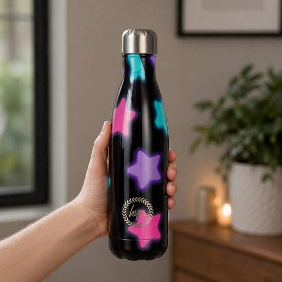 Thermofles Multi Star Galaxy Print | Roestvrijstalen Lekvrije Fles - Image 5