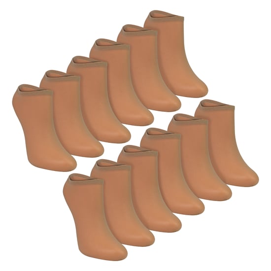 12-pack Dames Onzichtbare Pop Sokjes 15 Denier Lichtgewicht Geen-show Sokjes - Image 1