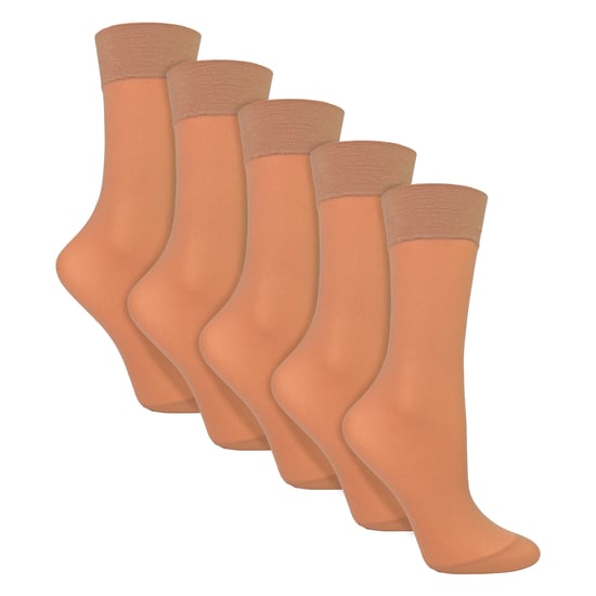 5 Pack Dames Enkelsokken 15 Denier Lichtgewicht Doorzichtige Sokken - Image 3